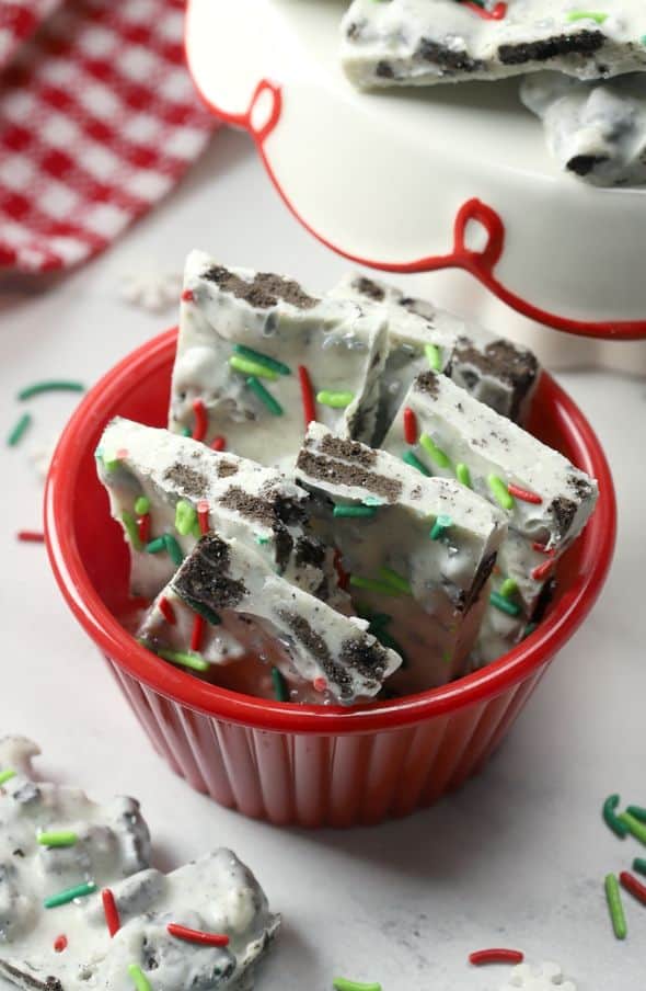 oreo pepermint bark