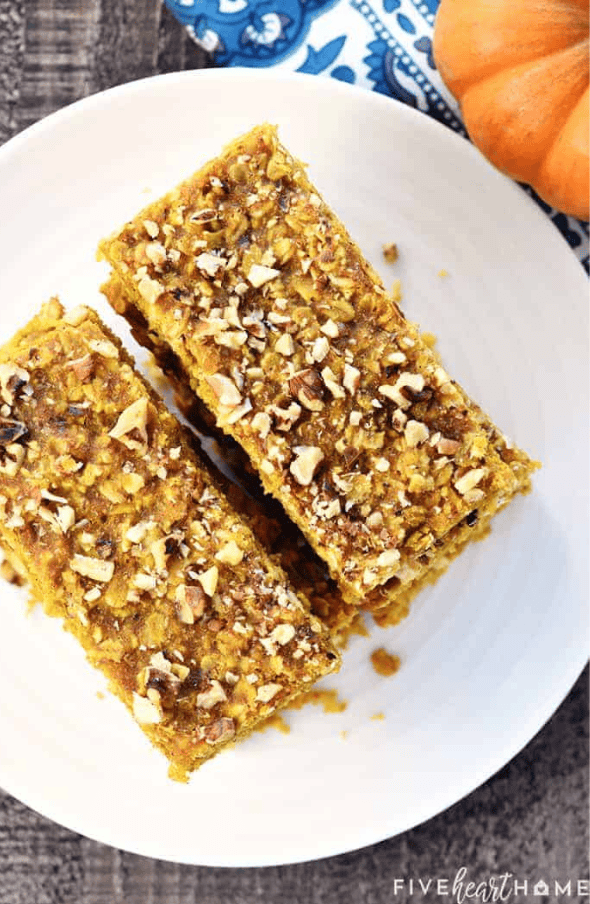 pumpkin healthy bars