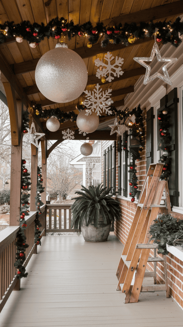 10 Christmas Porch Decor Ideas to Brighten Up Your Home - I Luve It