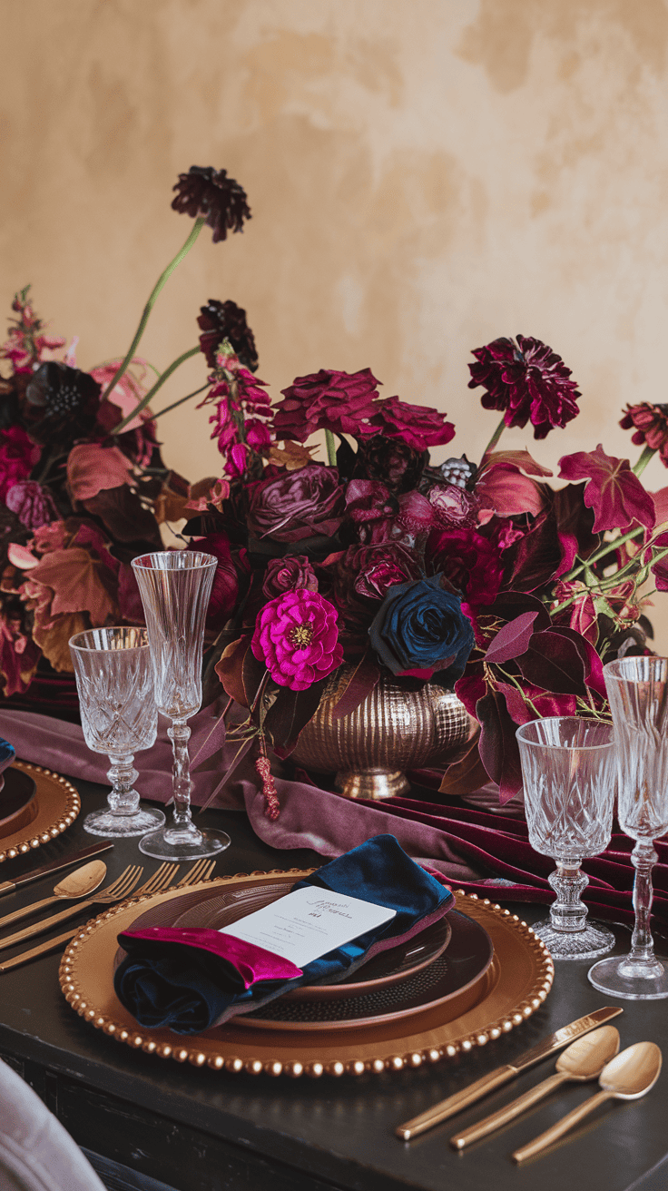 thanksgiving table setting lavish