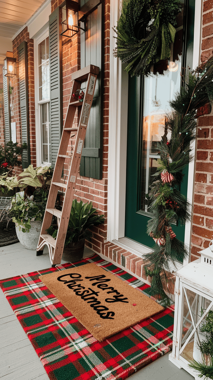 Christmas porch decorations