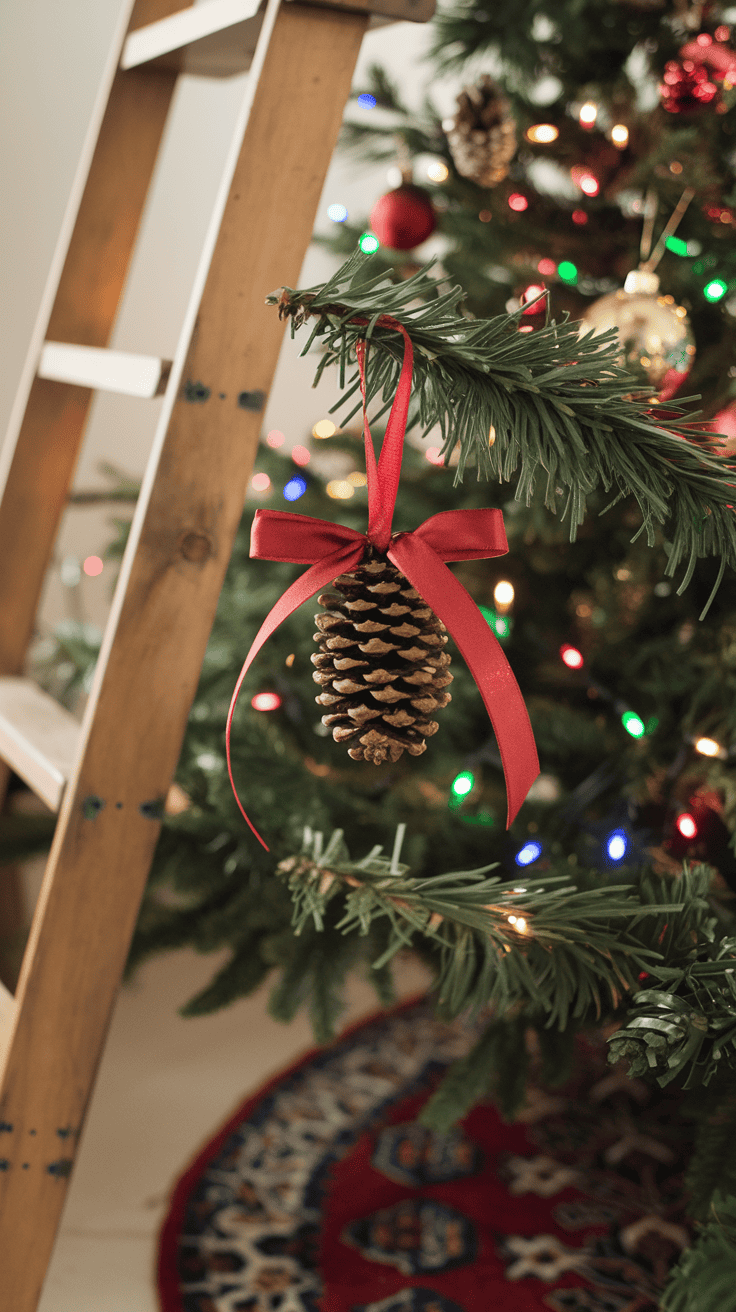 diy pinecone ornaments