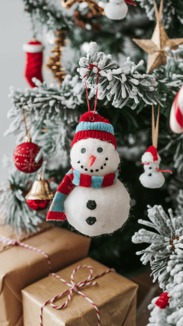 diy snowman ornaments