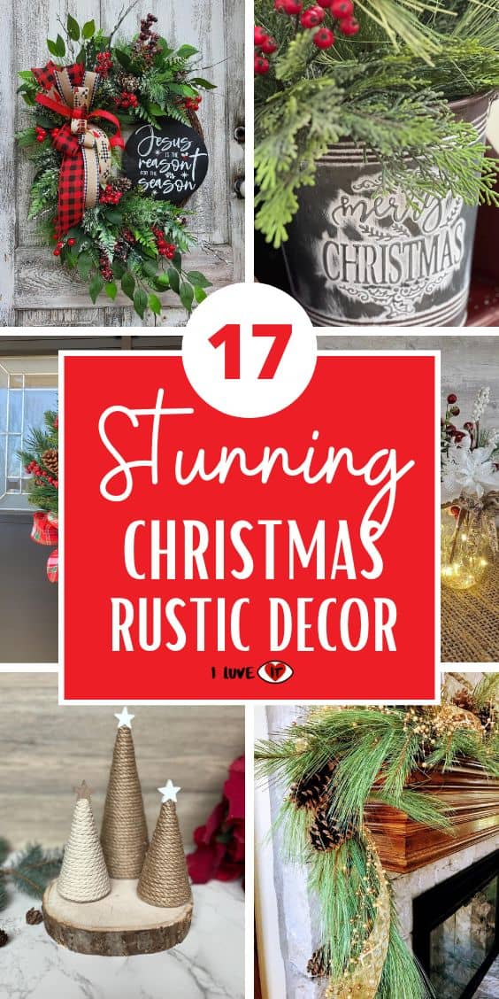 rustic christmas decorations