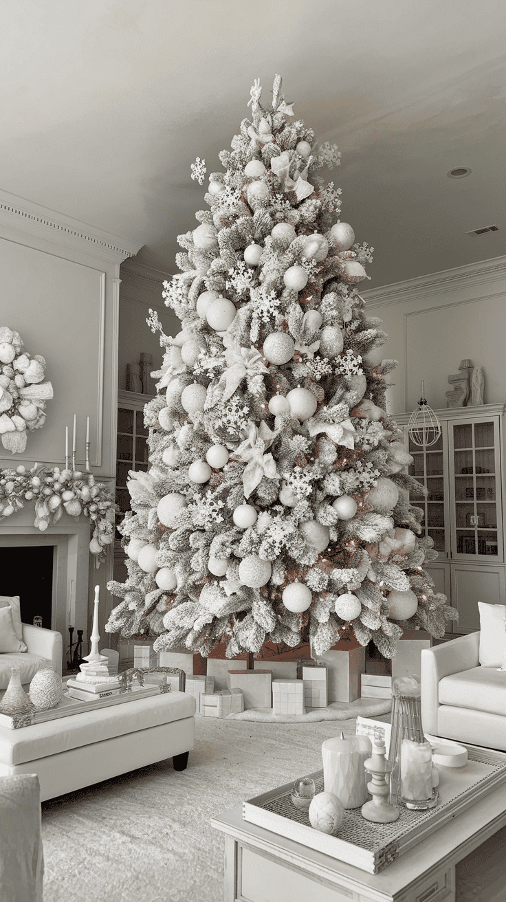 christmas tree white