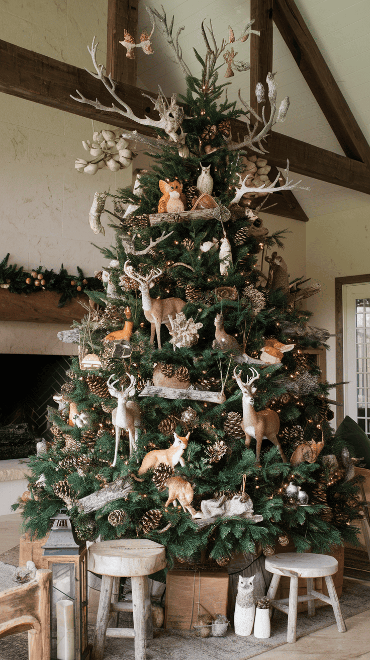 christmas tree ideas woodland