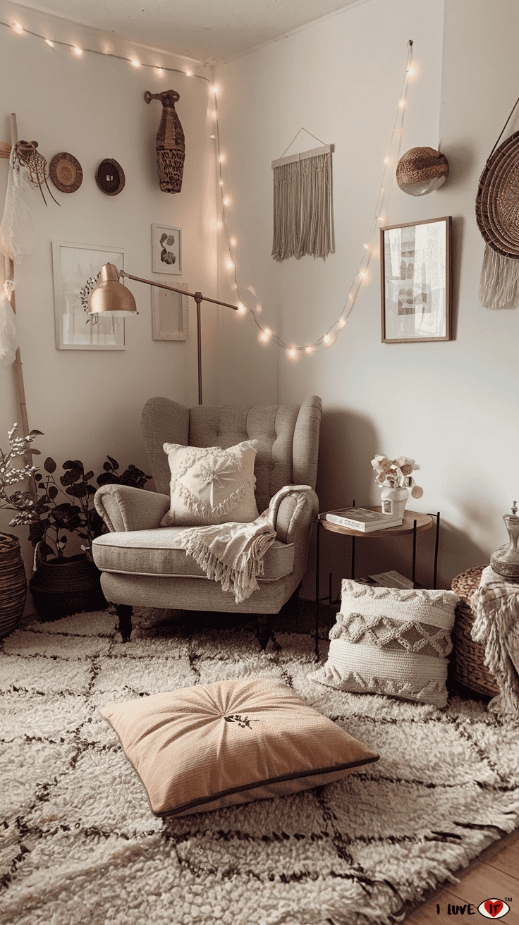 cozy boho decor