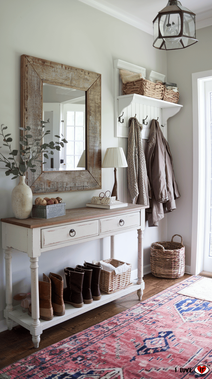 farmhouse entryway decor