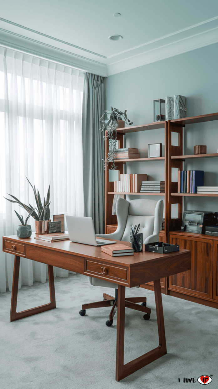 17 Home Office Ideas for a Productive and Stylish Workspace - I Luve It