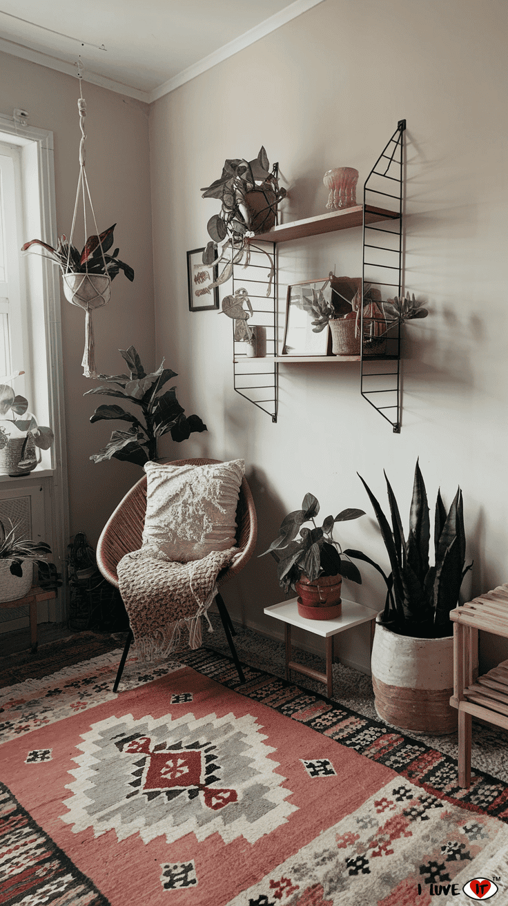 boho living room small