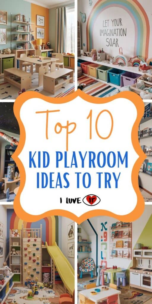 10 Creative Kid Playroom Ideas to Spark Joy and Fun - I Luve It