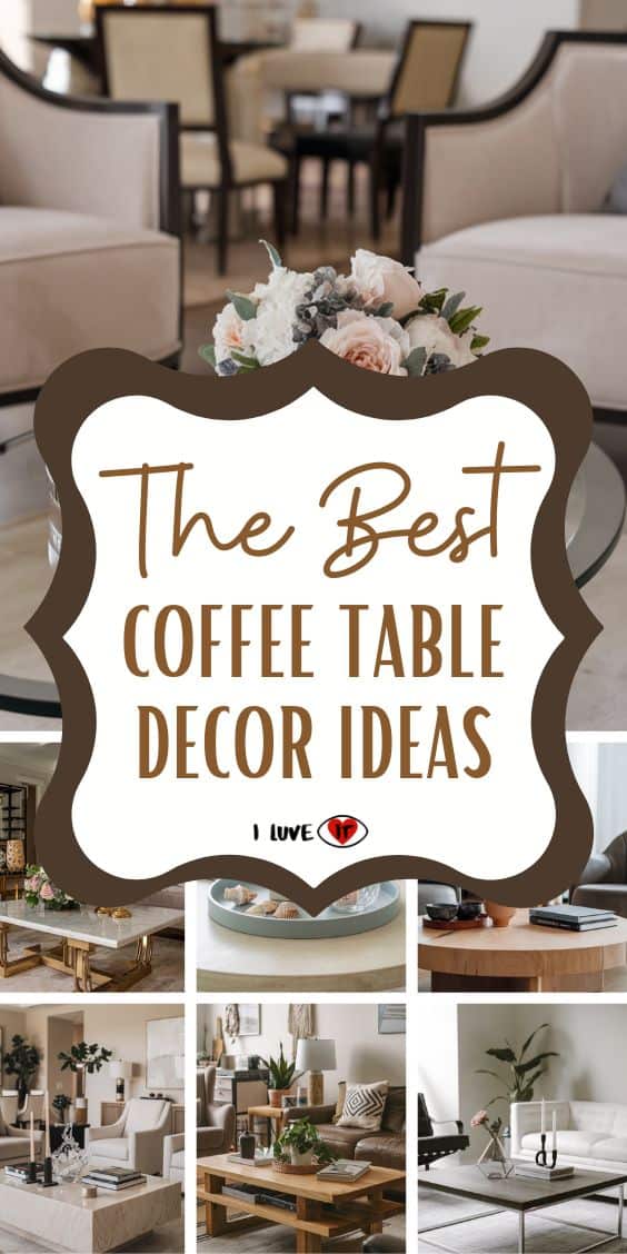 coffee table decor