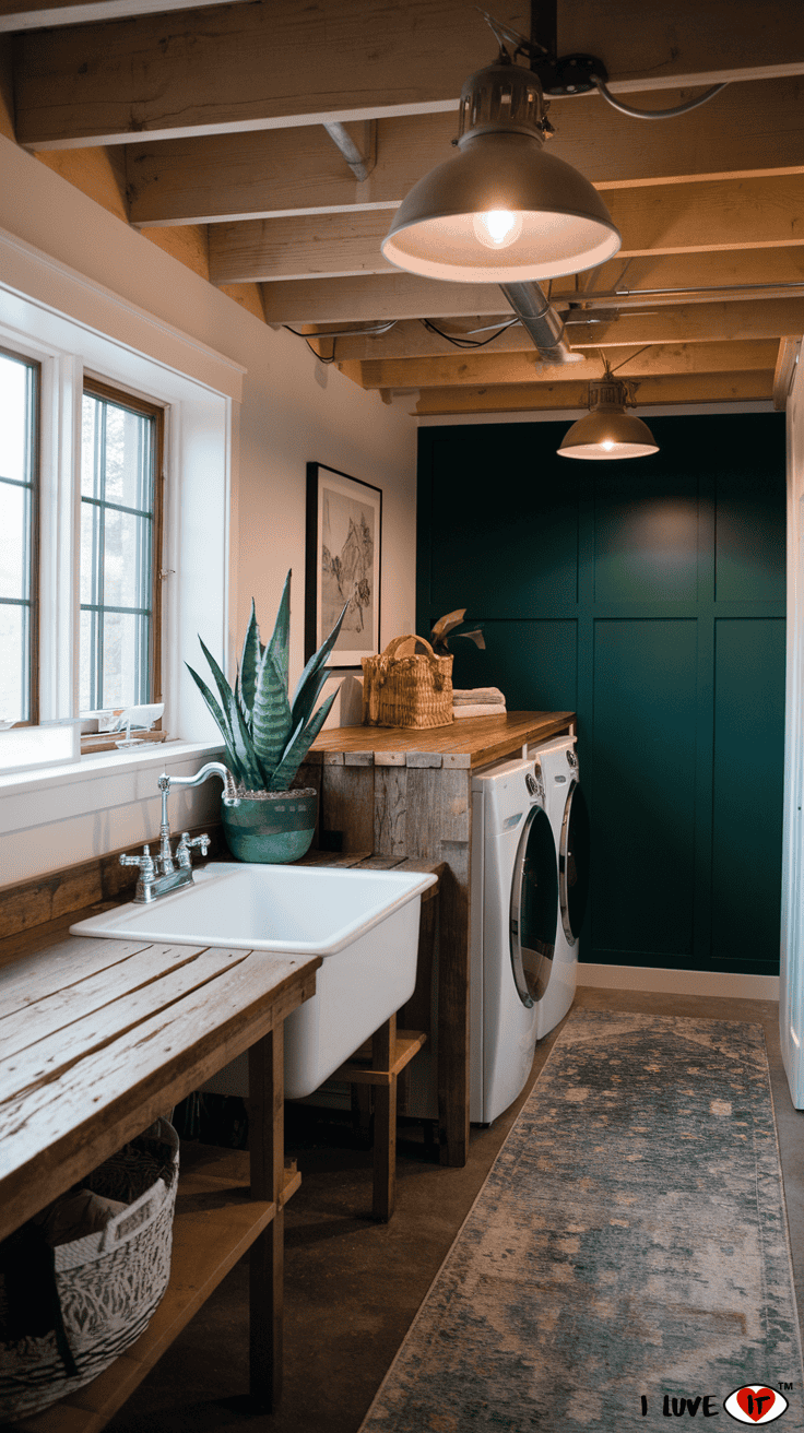 laundry room basement