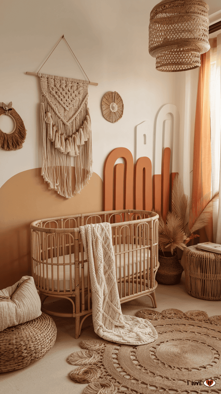 girls boho nursery