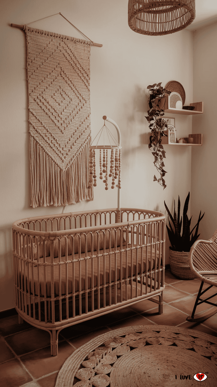 boho nursery idea