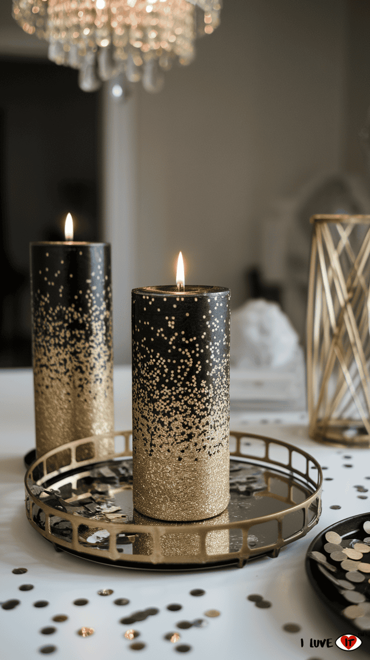 diy candles nye