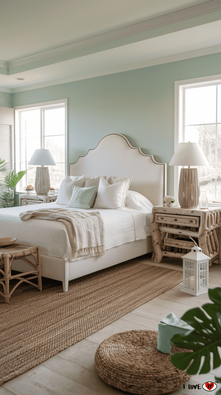 master bedroom coastal