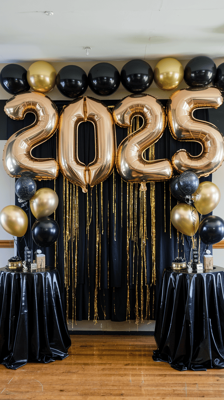 nye backdrop diy