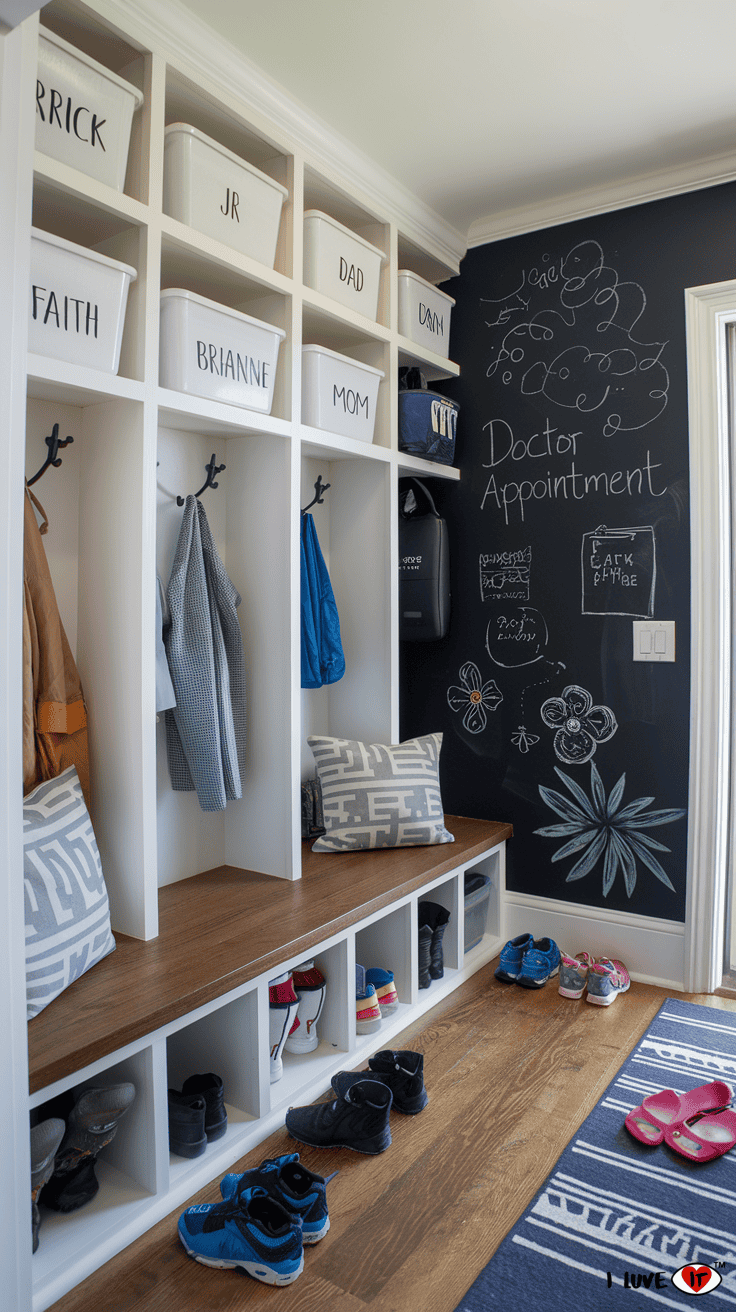 family mudroom idea