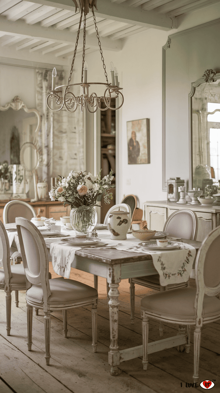 dining room French farmhouse