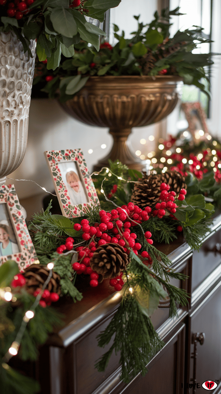 christmas entryway