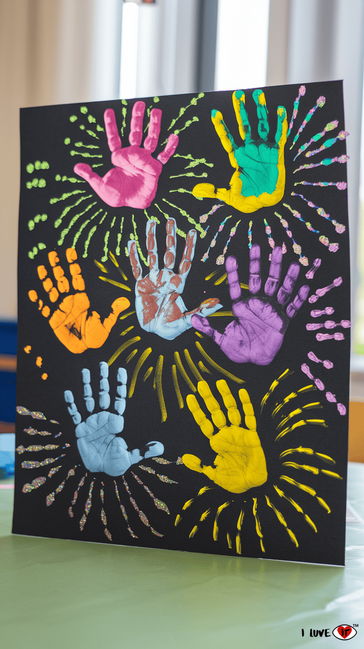 diy handprint