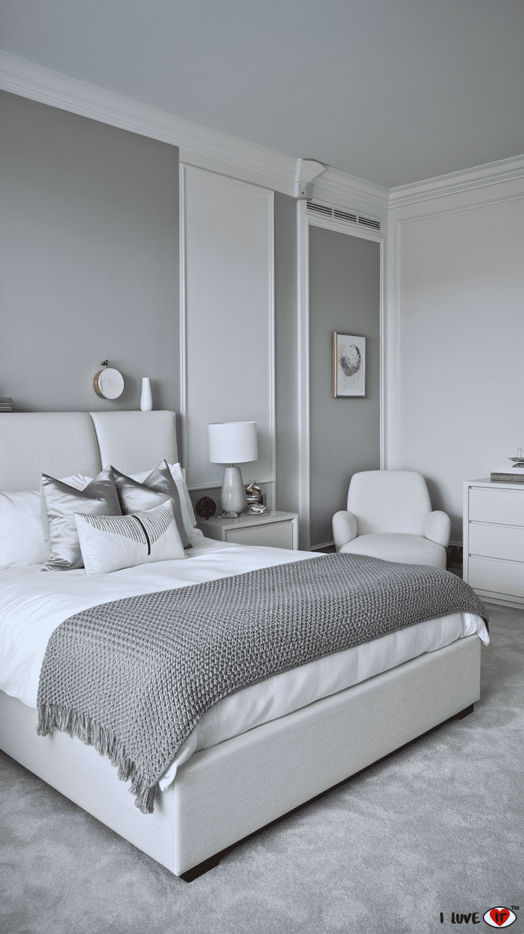 master bedroom grey