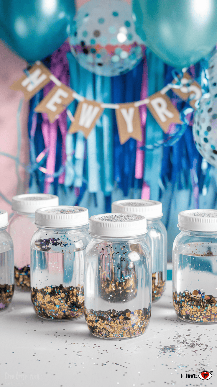 nye fireworks jars