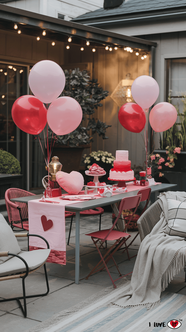 galentines outdoor table