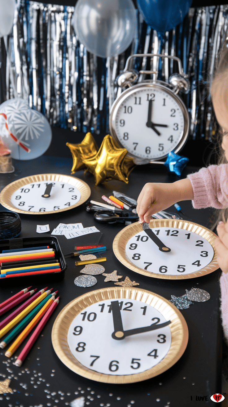 paper plate nye diy