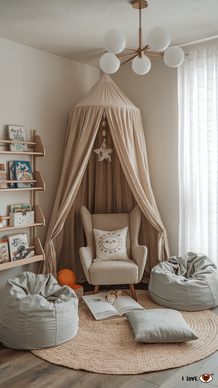 reading nook playroom ideas