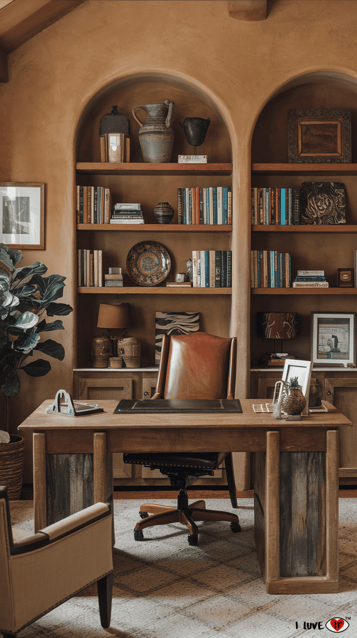 home office rustic