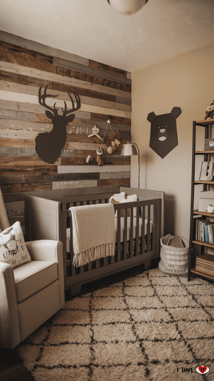 nursery boy rustic