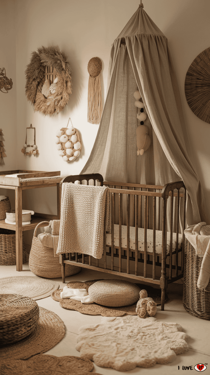 rustic nursery idea