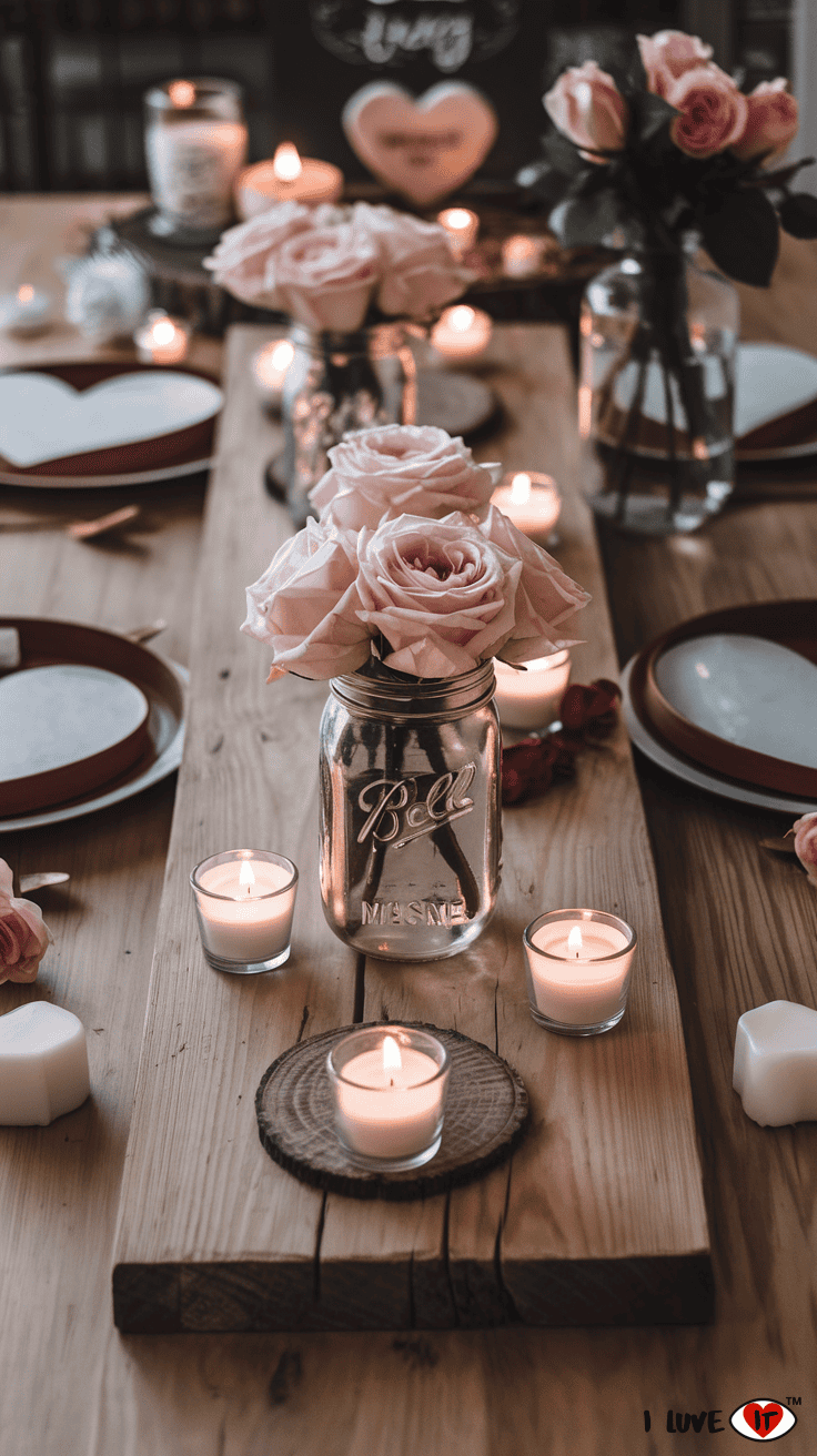 table decor rustic