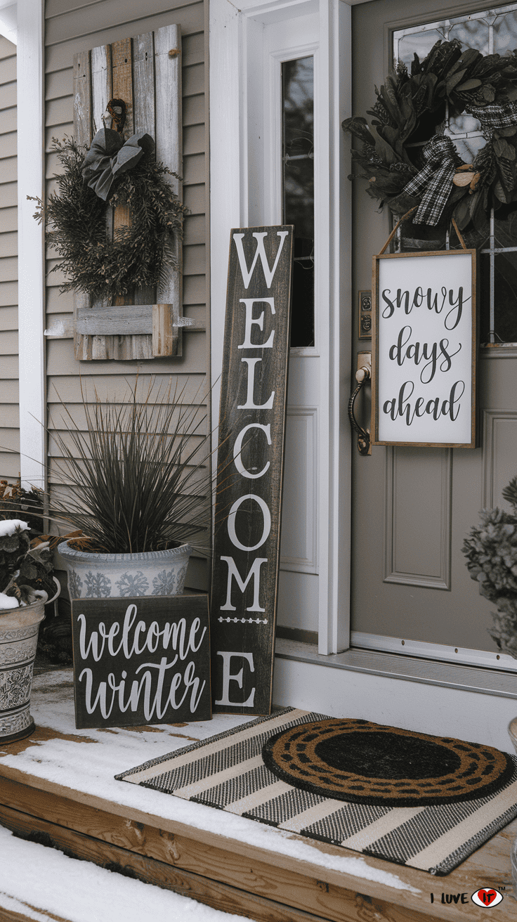 farmhouse winter porch