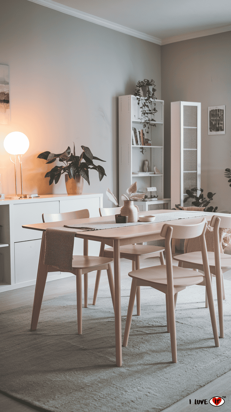 scandinavian dining room