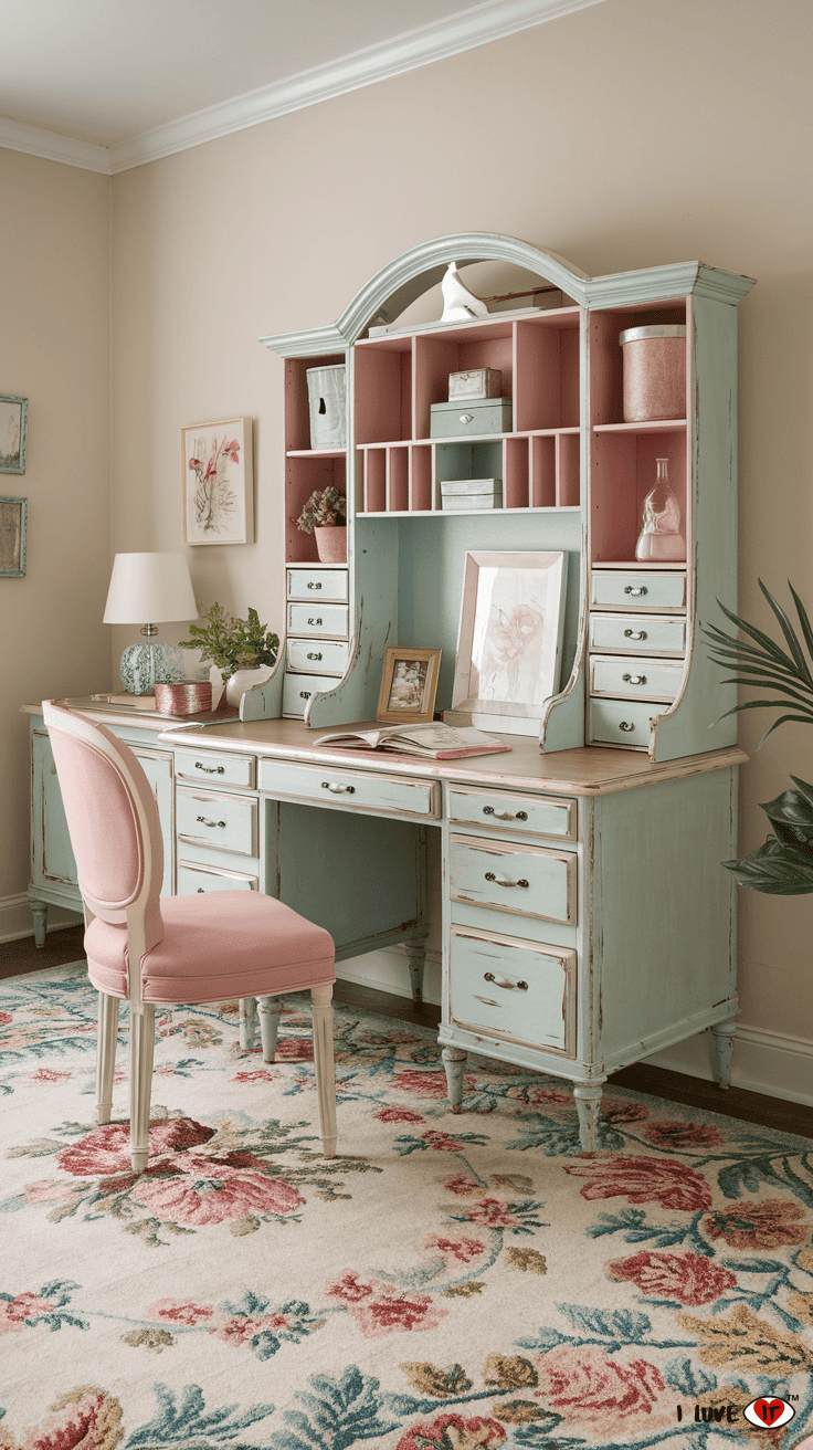 home office shabby chic