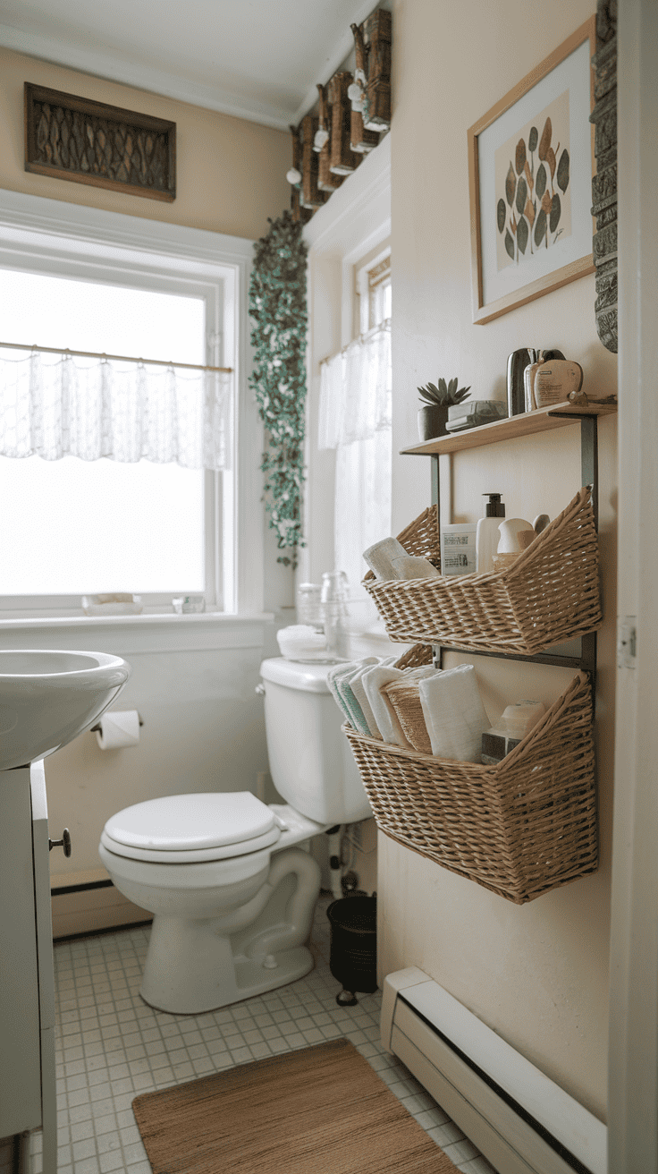 small storage for bathroom