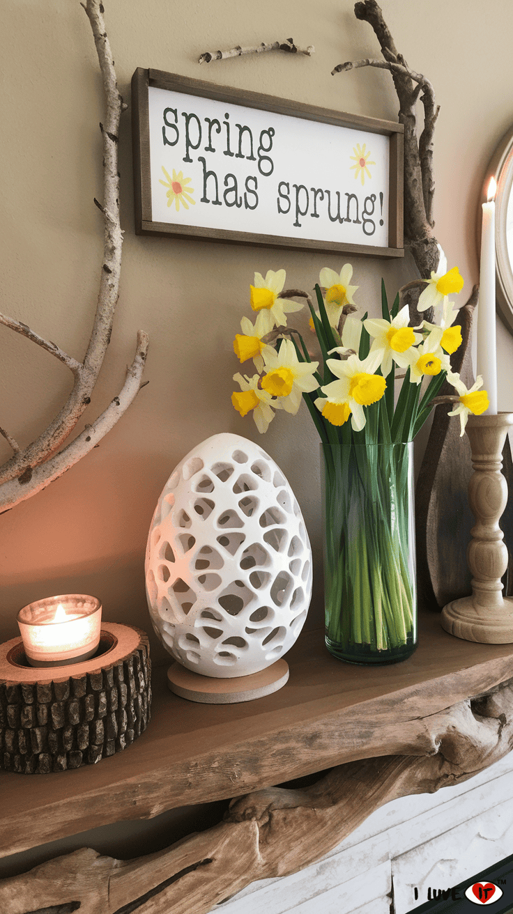 spring mantel