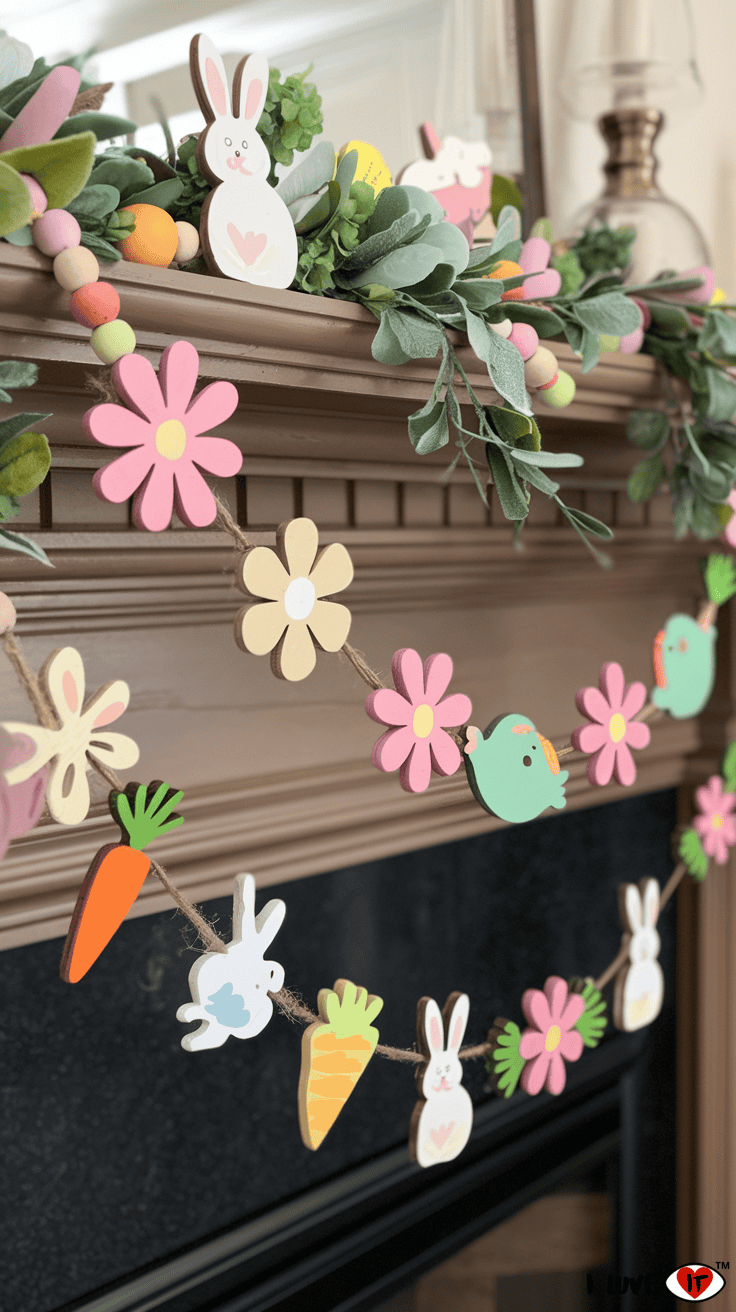 wooden garland