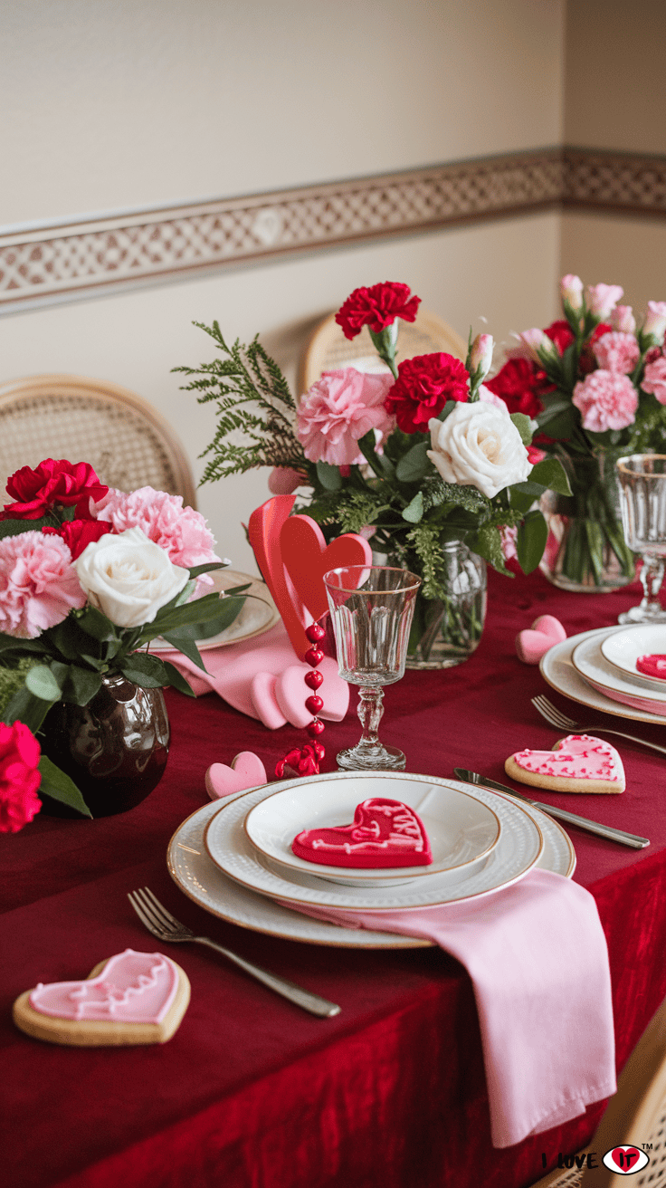 centerpieces valentine