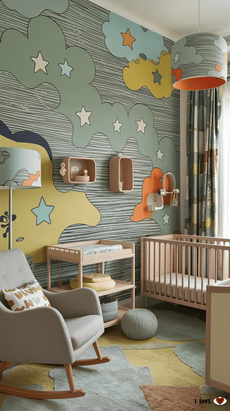 gender neutral nursery idea