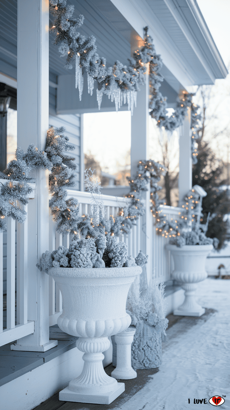 winter porch