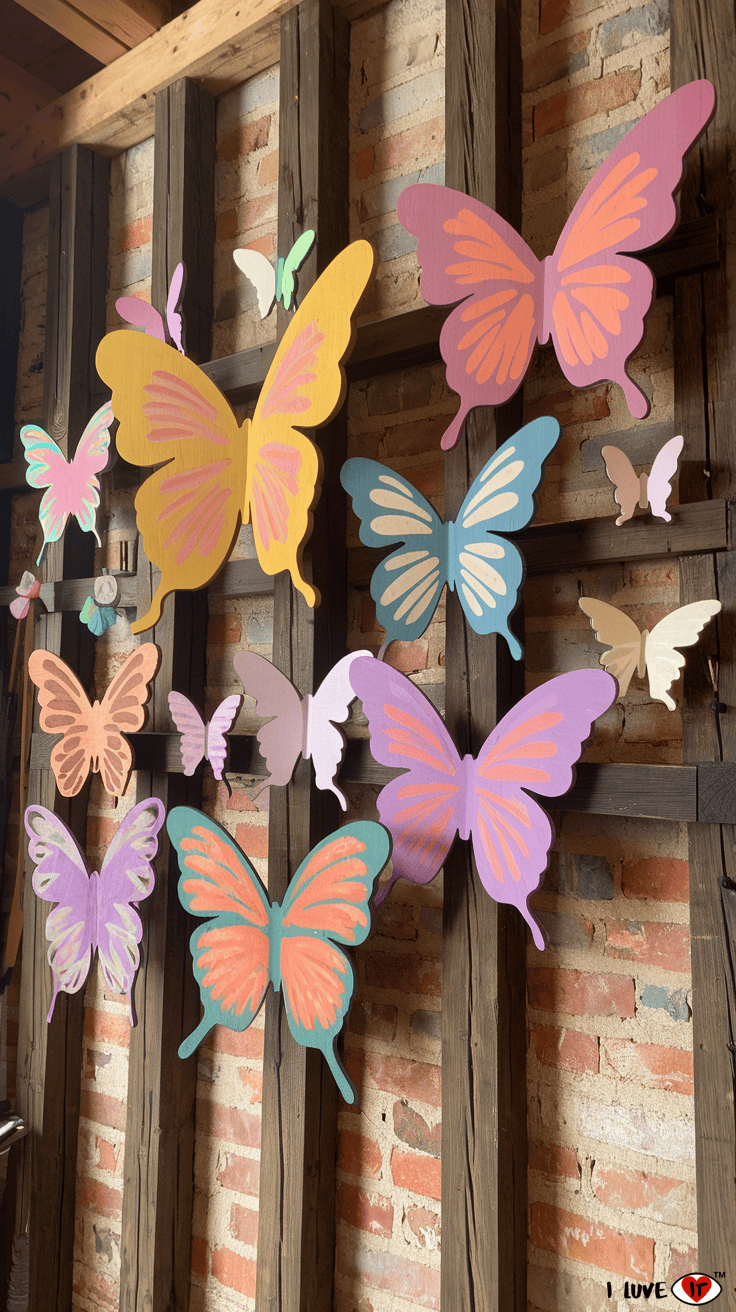 diy wood butterfly