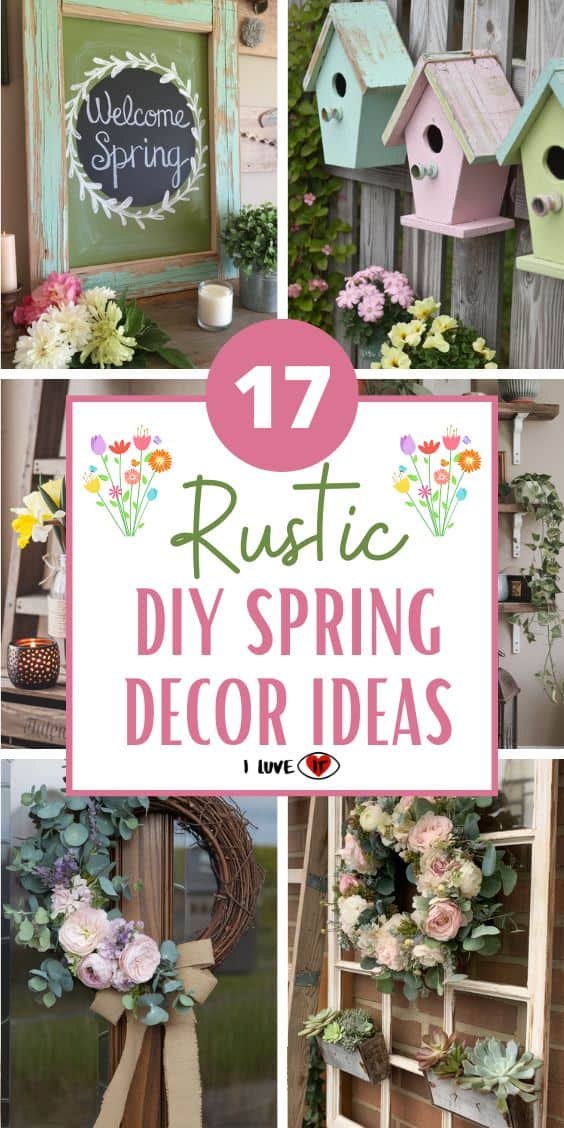 rustic spring decor ideas