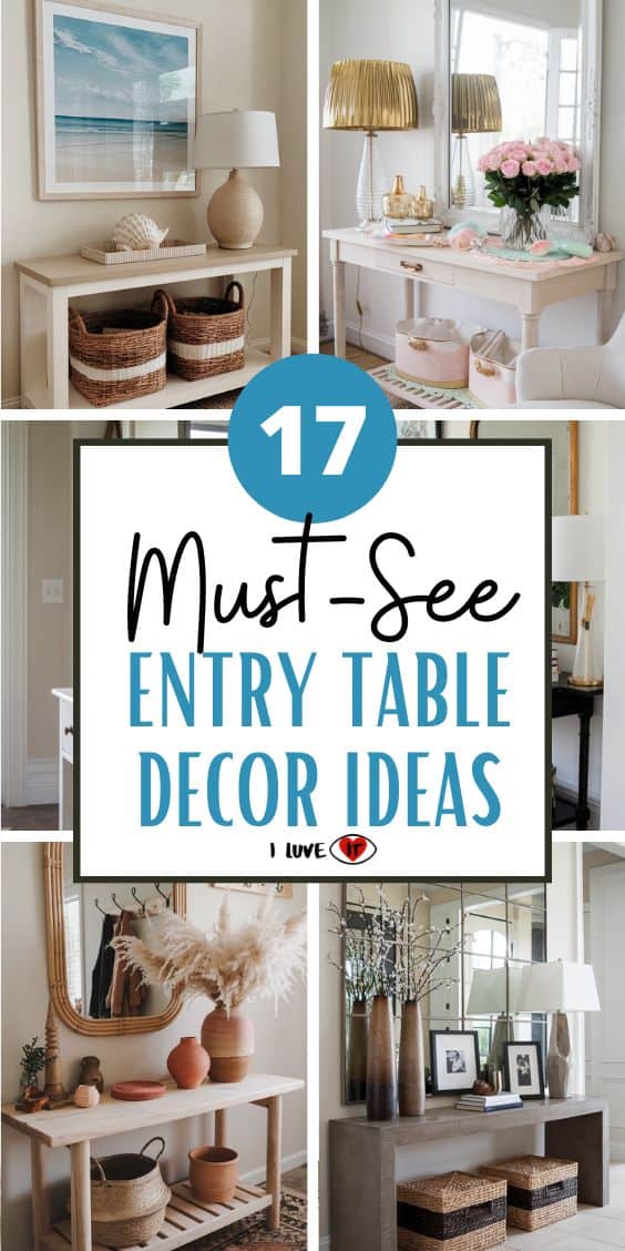 entry table decor ideas