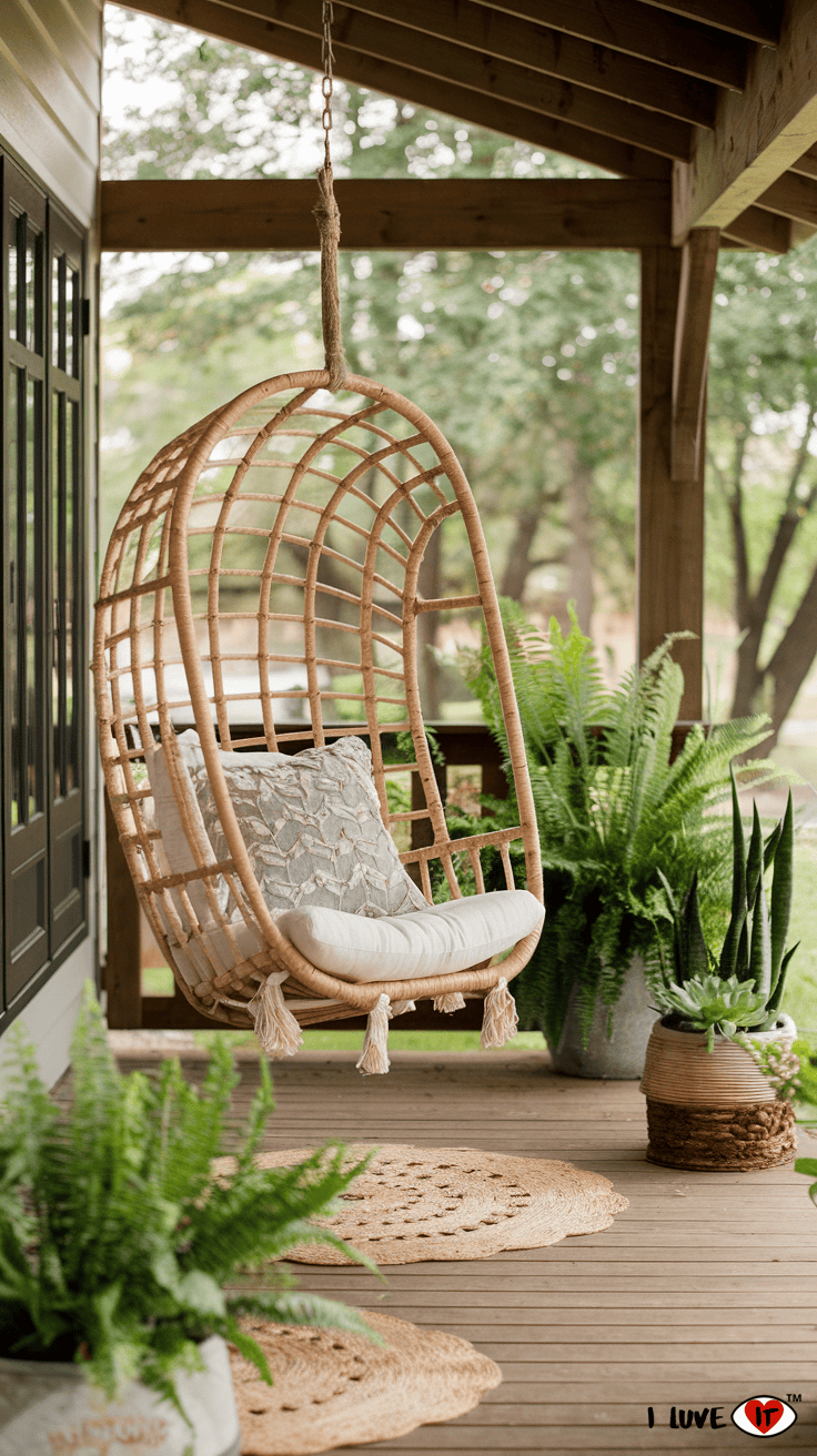 hanging chairs spring