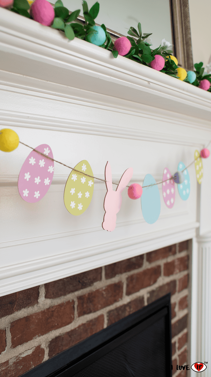 easter garland diy