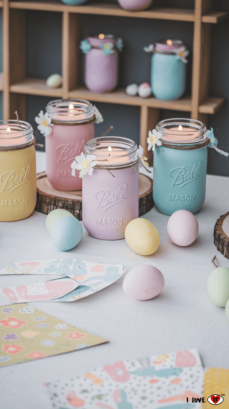 diy easter lanterns